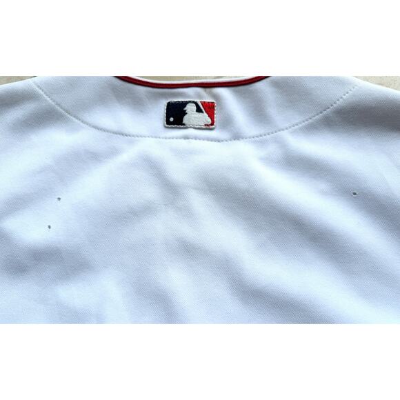 Anaheim Angels 2002 RAWLINGS Vest 3rd Authentic jersey 44 L white Alt MLB vtg - Picture 8 of 14